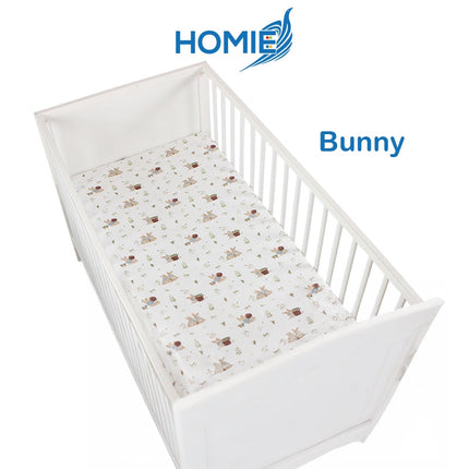 Bamboo Bedsheet / Crib Cot Bed Fitted Sheet (4 Sizes)