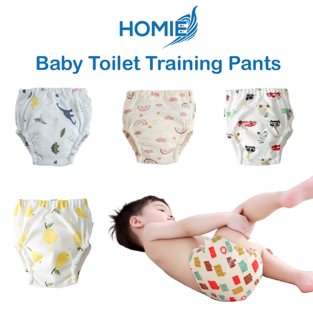 Size 90🏅Potty Training Pants Cotton Baby Toilet Training Pants  |  Washable Cotton Kids Underwear