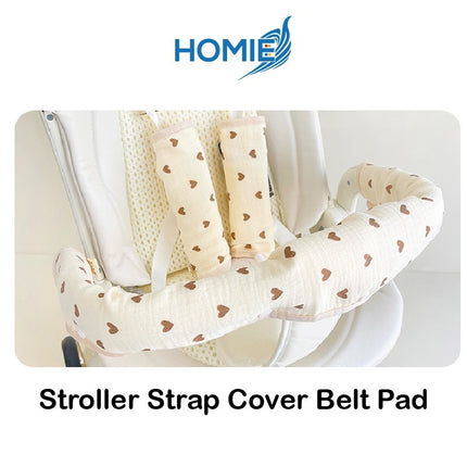 Stroller Strap Cover Belt Pad Comfort Cushion Shoulder Strap Handrail Pad Kids Pram Safety Seat Belt