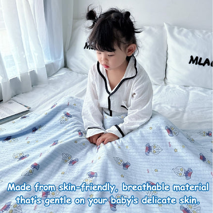HOMIE Snuggle Soft Minky Baby Blankets/Ultra-Soft Minky Dot Fabric & Cute Cartoon Prints【110x150cm】