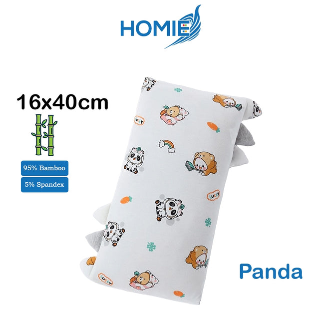 🏅HOMIE【Ultra Soft Organic Baby Bamboo Pillow 】Better Sleeping/Premium Quality/Comfortable 【16x40cm】