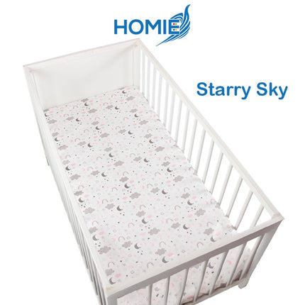 Bamboo Bedsheet / Crib Cot Bed Fitted Sheet (4 Sizes)