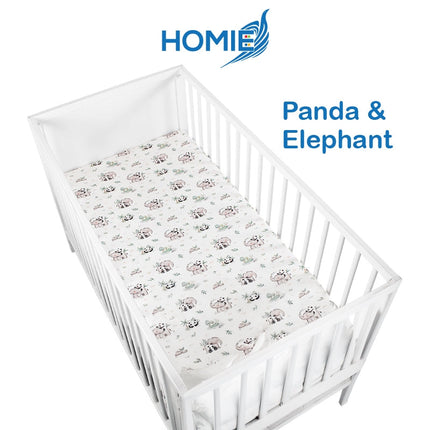 Bamboo Bedsheet / Crib Cot Bed Fitted Sheet (4 Sizes)