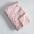 Minky Blanket -Pink Koala