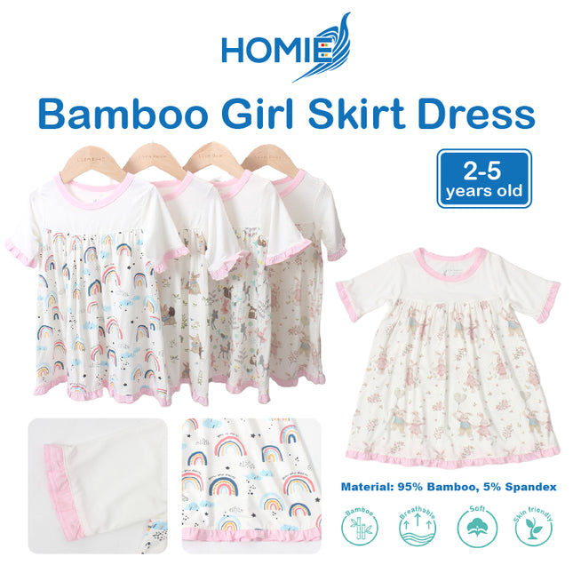 Bamboo Girls Dress (2-5 Years Old)