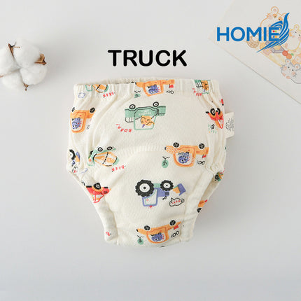 HOMIE Mesh Cotton Breathable Potty Training Pants/Baby Toilet Infant Learning Pant/Reusable/Washable