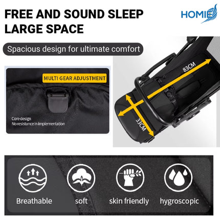 HOMIE Automatic Folding Baby Stroller/Lightweight/Soft & Breathable/MultiGear Adjustment/Large Space