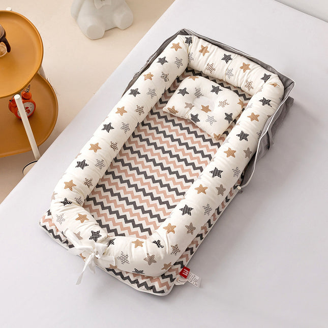 HOMIE Portable Bed Baby Nest Co-Sleeping (Perfect for Bassinet & Cribs)