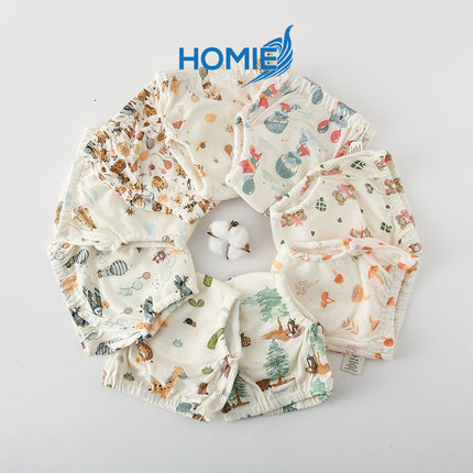 HOMIE Mesh Cotton Breathable Potty Training Pants/Baby Toilet Infant Learning Pant/Reusable/Washable