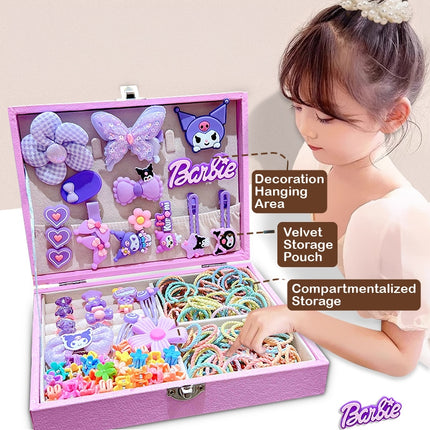 HOMIE Girls' Hair Accessories Gift Set -Cute Jewelry Box/Birthday Gift/Perfect for Styling Hairstyle