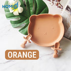 Silicone Plate Set - Orange
