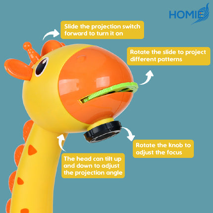 HOMIE Projection Painting Art Drawing Table/Musical Sketchpad/Educational Early Learning Board Desk