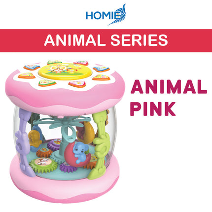 HOMIE Musical Rotating Light Toy/Interior 360° Auto Rotate Projection Switching/Multiple Music Drum