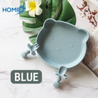 Silicone Plate Set - Blue
