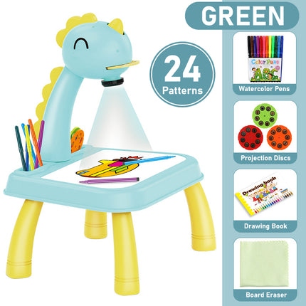 HOMIE Projection Painting Art Drawing Table/Musical Sketchpad/Educational Early Learning Board Desk