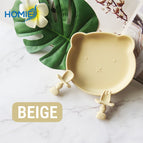 Silicone Plate Set - Beige