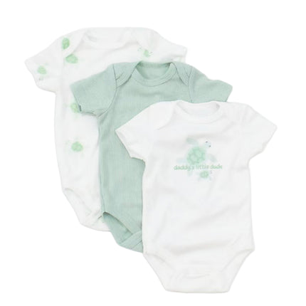 HOMIE【Cotton Baby Romper 3pcs/set】Clothes for Babies Three-Piece Set Rompers (Newborn to 9 Months)