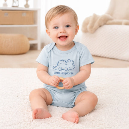 HOMIE【Cotton Baby Romper 3pcs/set】Clothes for Babies Three-Piece Set Rompers (Newborn to 9 Months)