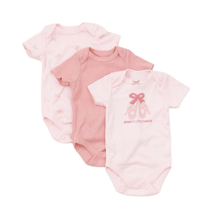 HOMIE【Cotton Baby Romper 3pcs/set】Clothes for Babies Three-Piece Set Rompers (Newborn to 9 Months)