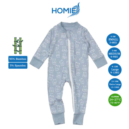 Short and Long Sleeve Zipper Sleepsuit/Baby Rompers