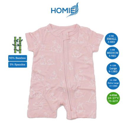 Short and Long Sleeve Zipper Sleepsuit/Baby Rompers