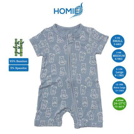 Short and Long Sleeve Zipper Sleepsuit/Baby Rompers