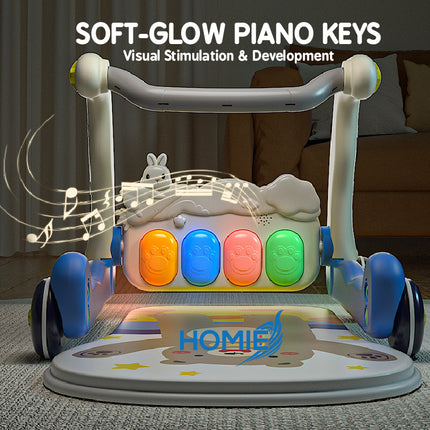 HOMIE 2in1 Play Walker Pedal Piano & Music Mat