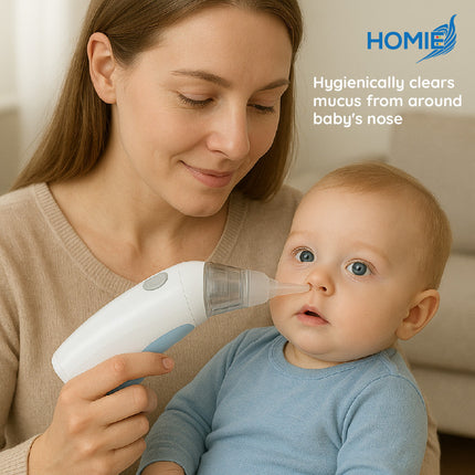 HOMIE Electric Nasal Aspirator Replacement Parts | Spare Accessories | Silicone Tips | Cover |Sponge