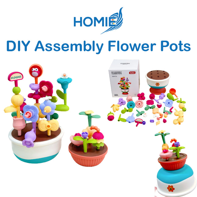 HOMIE DIY Assembly Flower Pots
