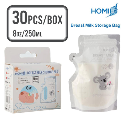 Breast Milk Disposable Storage Bag (250ml / 8oz per bag) 30pcs