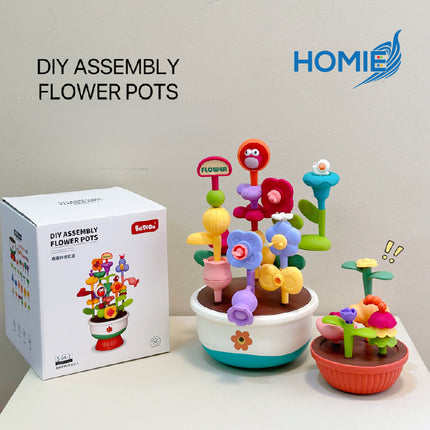 HOMIE DIY Assembly Flower Pots