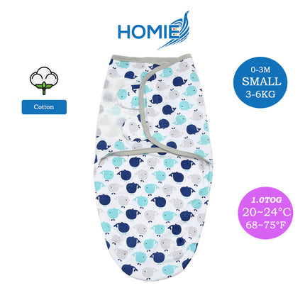 【Newborn Infant Baby Cotton Wrap Swaddle】Soft Breathable Adjustable Toddler Swaddles Essential