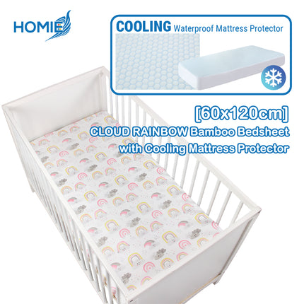 HOMIE Foldable Baby Travel Cot with 2-Level Bed & Cradle – Multifunctional Portable Playpen Sleeper