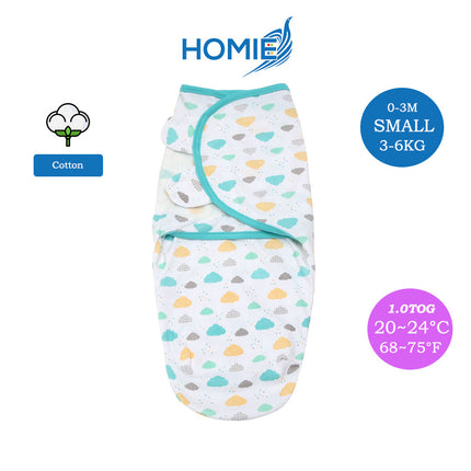 【Newborn Infant Baby Cotton Wrap Swaddle】Soft Breathable Adjustable Toddler Swaddles Essential