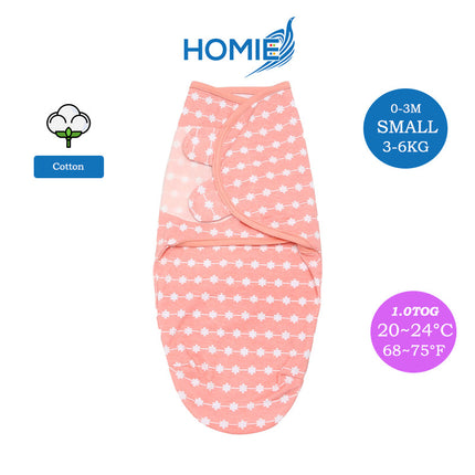 【Newborn Infant Baby Cotton Wrap Swaddle】Soft Breathable Adjustable Toddler Swaddles Essential