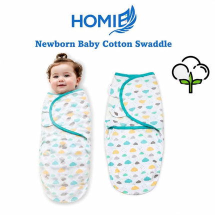【Newborn Infant Baby Cotton Wrap Swaddle】Soft Breathable Adjustable Toddler Swaddles Essential