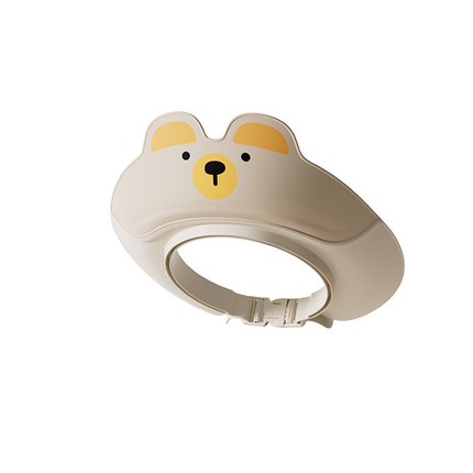 Teddy Bear Baby Shower Cap (Waterproof Bath Cover Ear Protection)