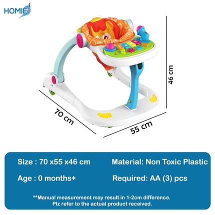 4 in 1 Multifunctional Baby Walker