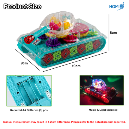 Mini Transparent Models Electric Vehicle for Kids