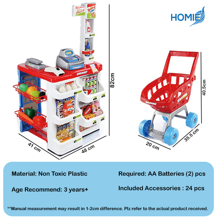 Mini Supermarket Play Set (3 years +)