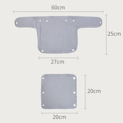 3 in 1 Reversible Cotton Teething Drooling Pads