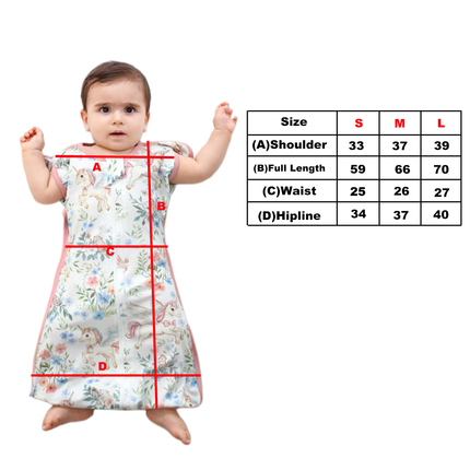 Bamboo Swaddle Sack (0–12M) – Two-Way Zipper & Leg Freedom