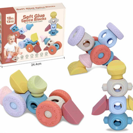 3 IN 1 MONTESSORI TOYS FOR BABIES soft baby teething toys sensory development (0 Months Plus)