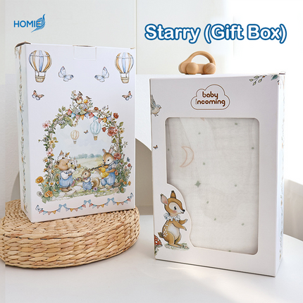 6-Layer Cotton Gauze Blanket (110x105cm)