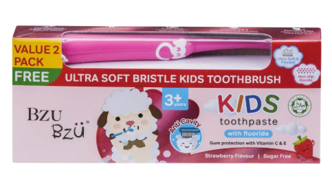 BZU BZU Kids Toothpaste Bundle Deal | Anticavity | Food Grade Ingredients