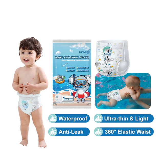 HOMIE KOALA Baby Disposable Swimming Pants (5 pcs 1 Set)