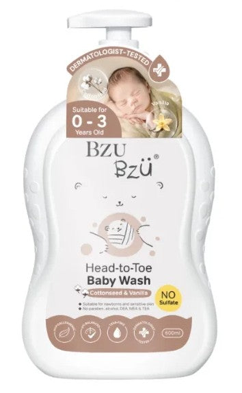 BZU BZU Head to Toe Body Wash and Shampo (Newborn to 3 Years)