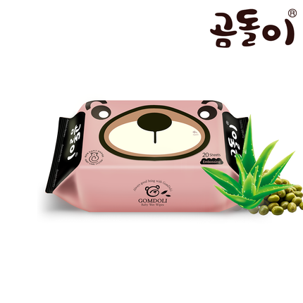 Very Portable Gomdoli Wet Wipe Tissue (20 sheets x 20 packs)