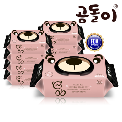 Very Very Cap Wet Wipe Tissue (80sheets in 1 pack, 10 packs in 1 carton)