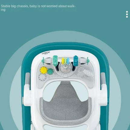 Baby Walker Newborn Learning Walking Car with Music Foldable and Adjustable Multifunction Toddler Walk Car with Wheel